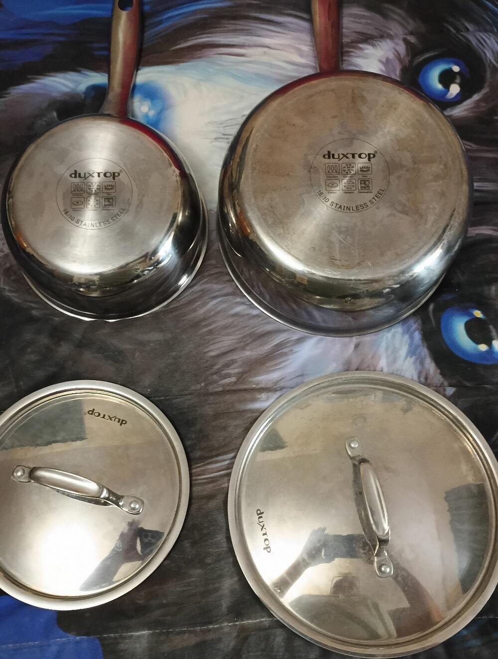 Stainless Steel Pots- Silver